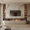 custom tv unit dubai living room