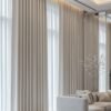 Smart curtain with curtain sheer design