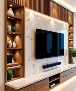 modern tv unit with tv table stand