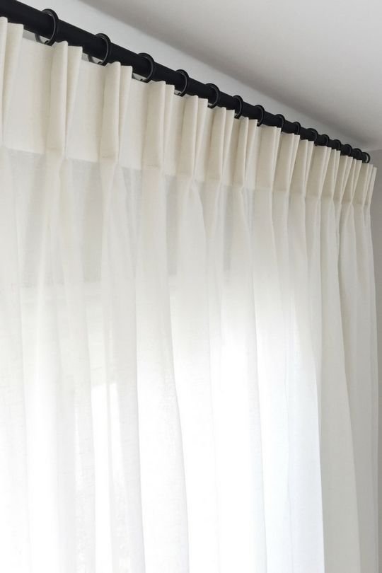 IHF Sheer Voile Curtains Ivory – Extra Wide & Extra Long Seamless Grommet Panels, Lightweight Polyester Window Drapes - Image 2