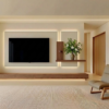 minimalist tv wall design
